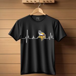 Minnesota Vikings Heartbeat T-Shirt