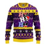 Minnesota Vikings HoHoHo Mickey Christmas Ugly Sweater