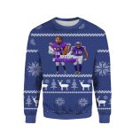 Minnesota Vikings Jusin Jefferson 18 Ugly Sweater