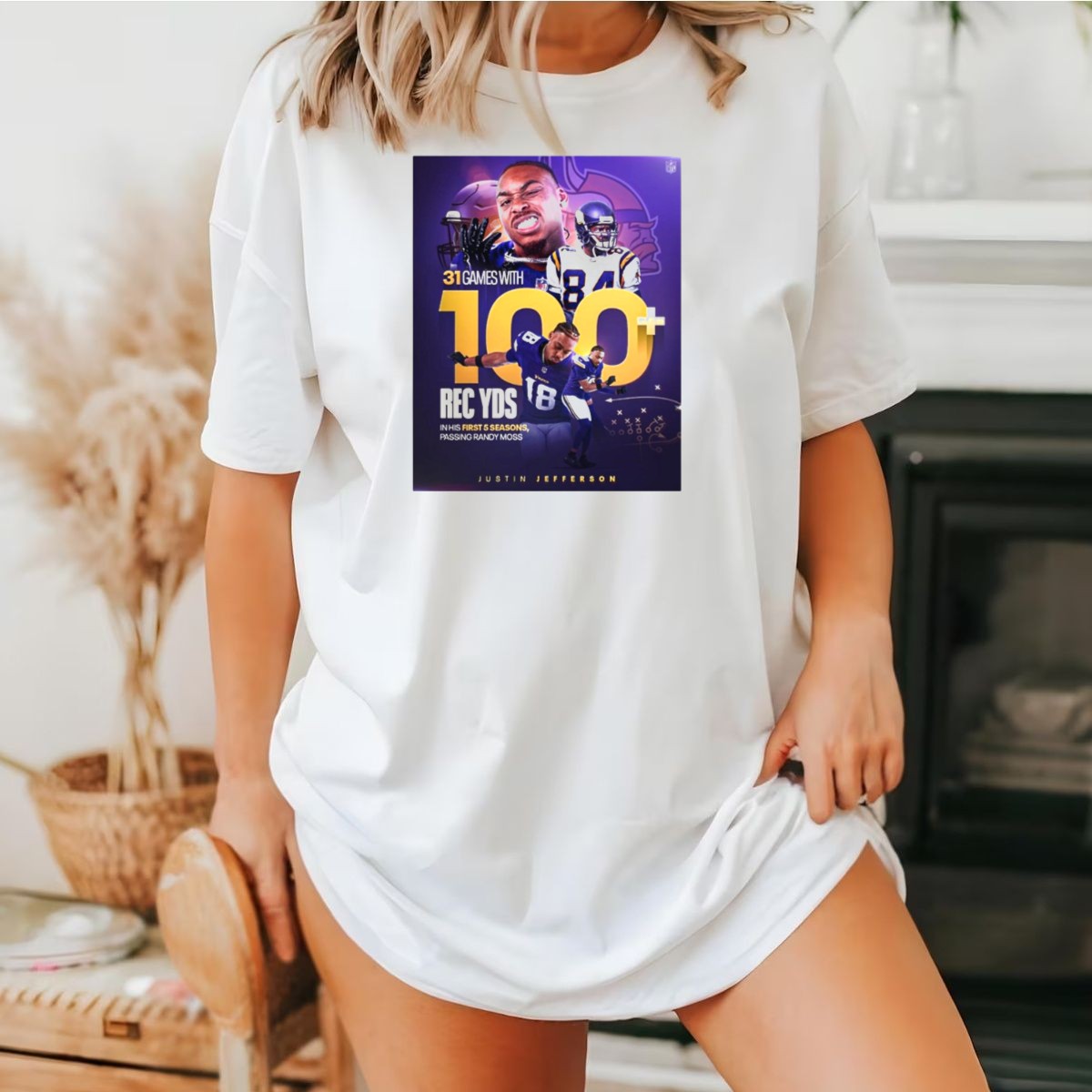 Minnesota-Vikings-Justin-Jefferson-31-Games-With-100-Rec-Yds-In-His-First-5-Seasons-Passing-Randy-Moss-T-Shirt-1_t-shirt-1_2