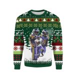 Minnesota Vikings Justin Jefferson Alcohol Ugly Sweater