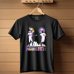 Minnesota Vikings Kirk Cousins And Twins Byron Buxton Icons T Shirt