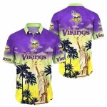 Minnesota Vikings Liberty Sunset Hawaiian Shirt