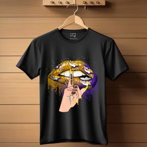 Minnesota Vikings Lips Shut The Fuck Up T-Shirt