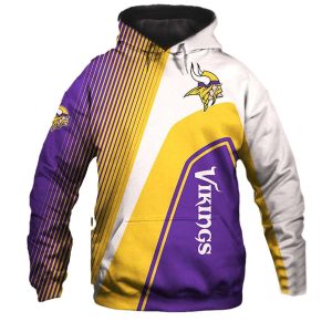 Minnesota Vikings Logo AOP Hoodie