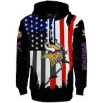 Minnesota-Vikings-Logo-And-American-Pride-Black-AOP-Hoodie-2