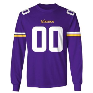 Minnesota Vikings Logo Purple AOP Sweatshirt