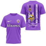 Minnesota Vikings National Purple Heart Day AOP T Shirt