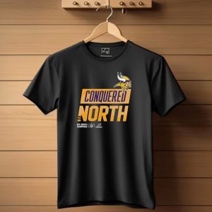 Minnesota Vikings Nfc North Champions Conquered The North T Shirt