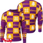 Minnesota Vikings Patches NFL Ugly Christmas Sweater For Men And Women