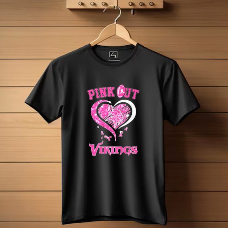 Minnesota-Vikings-Pink-Out-Heart-Breast-Cancer-Awareness-T-Shirt-1_T-Shirt-1 Minnesota Vikings Pink Out Heart Breast Cancer Awareness T Shirt 1 T Shirt 1