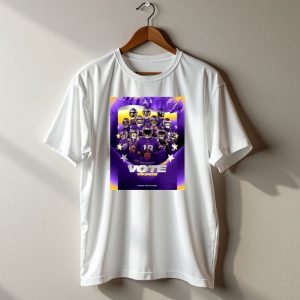 Minnesota Vikings Pro Bowl Games Vote Vikings Nfl Team Nominees Promotion T Shirt