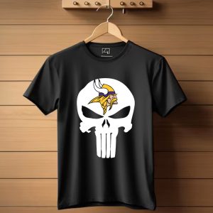 Minnesota Vikings Punisher T-Shirt