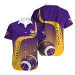Minnesota Vikings Purple And Gold Football Hawaiian Shirt