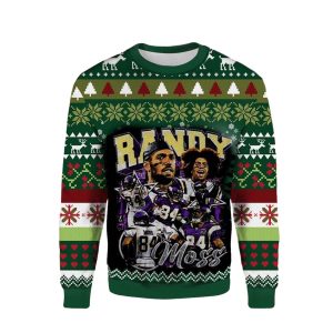 Minnesota Vikings Randy Moss Ugly Sweater