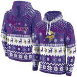 Minnesota-Vikings-Reindeer-Motif-Christmas-Purple-AOP-Hoodie-1