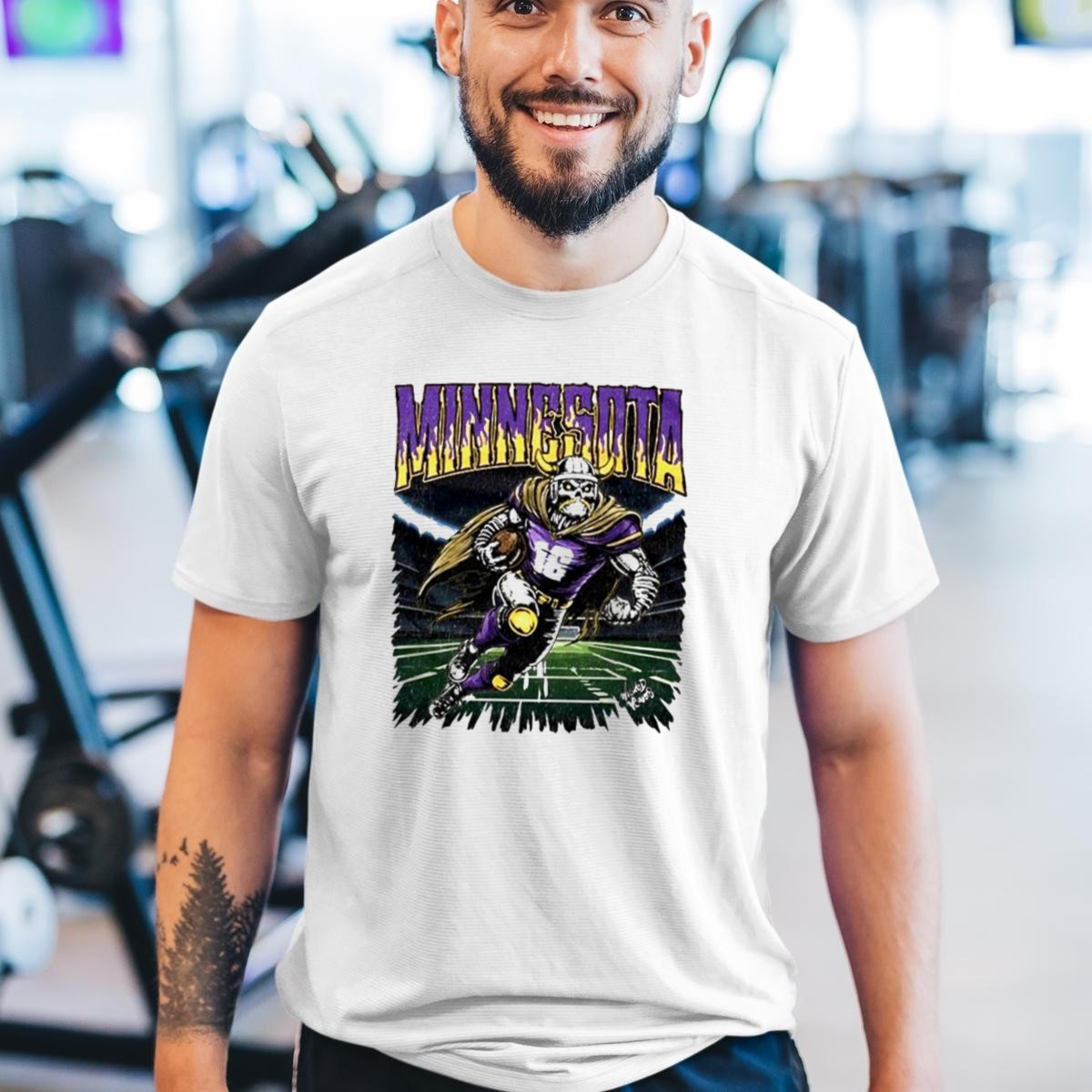Minnesota-Vikings-Skeleton-Player-Football-Run-T-Shirt-1_t-shirt-3_4