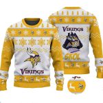 Minnesota Vikings Skol Christmas Yellow Ugly Sweater