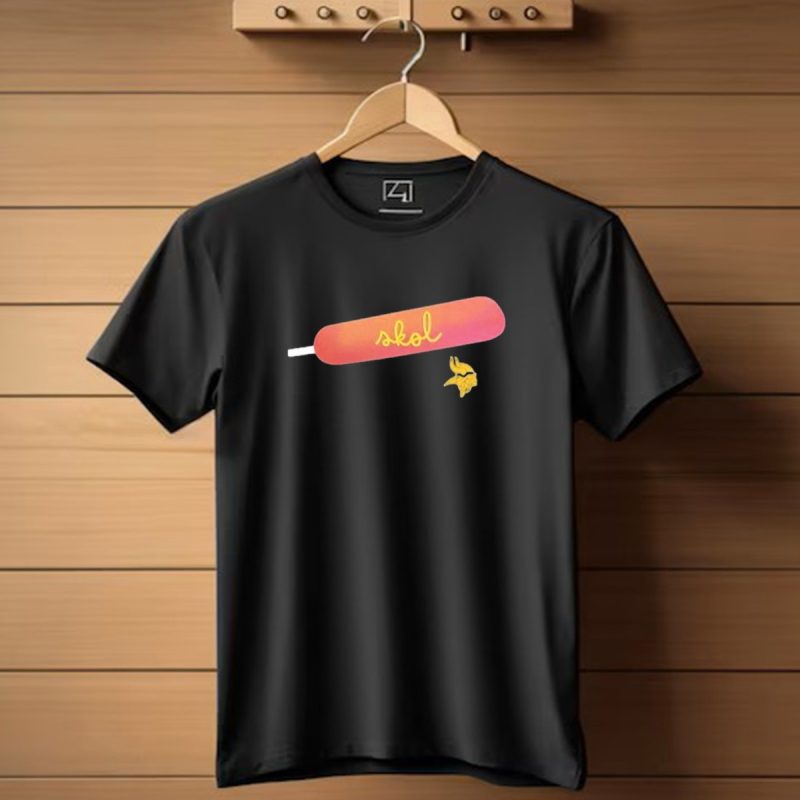 Minnesota-Vikings-Skol-Hotdog-With-Team-T-Shirt-1_T-Shirt-1 Minnesota Vikings Skol Hotdog With Team T Shirt 1 T Shirt 1
