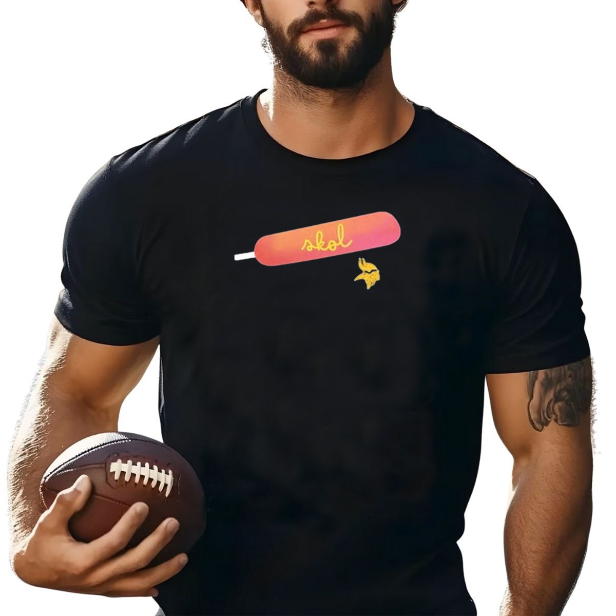 Minnesota-Vikings-Skol-Hotdog-With-Team-T-Shirt-1_t-shirt-4_5