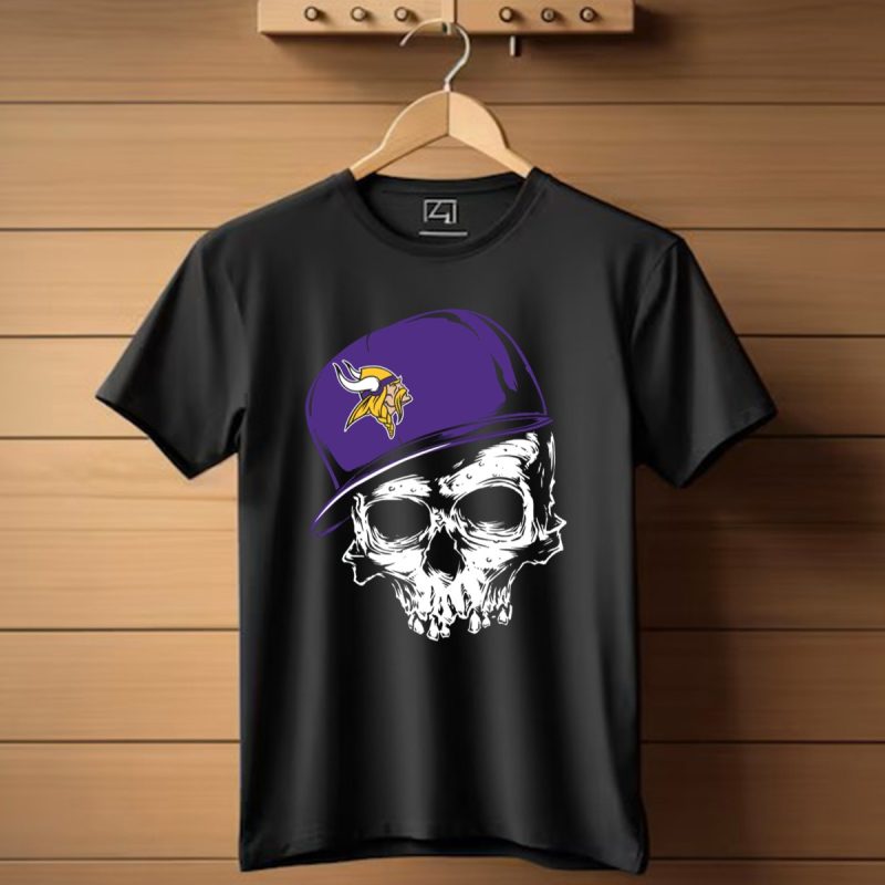 Minnesota-Vikings-Skull-Purple-Hat-T-Shirt-1_T-Shirt-1 Minnesota Vikings Skull Purple Hat T Shirt 1 T Shirt 1