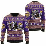 Minnesota Vikings Star Wars Holiday Ugly Sweater