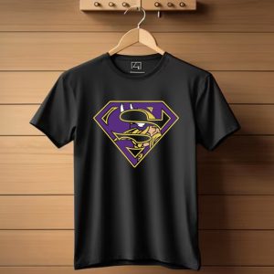Minnesota Vikings Superman Logo T-Shirt