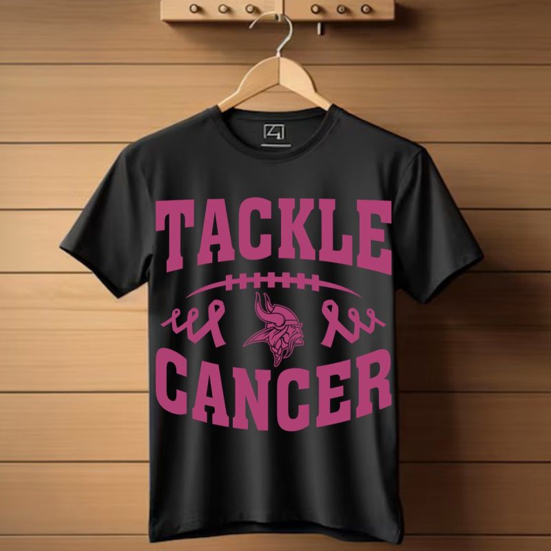 Minnesota Vikings Tackle Breast Cancer T Shirt T Shirt 1