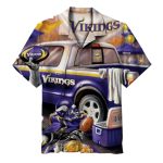 Minnesota Vikings Tailgate Party Beach Hawaiian Shirt