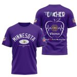 Minnesota Vikings Teacher Appreciation Night AOP T Shirt