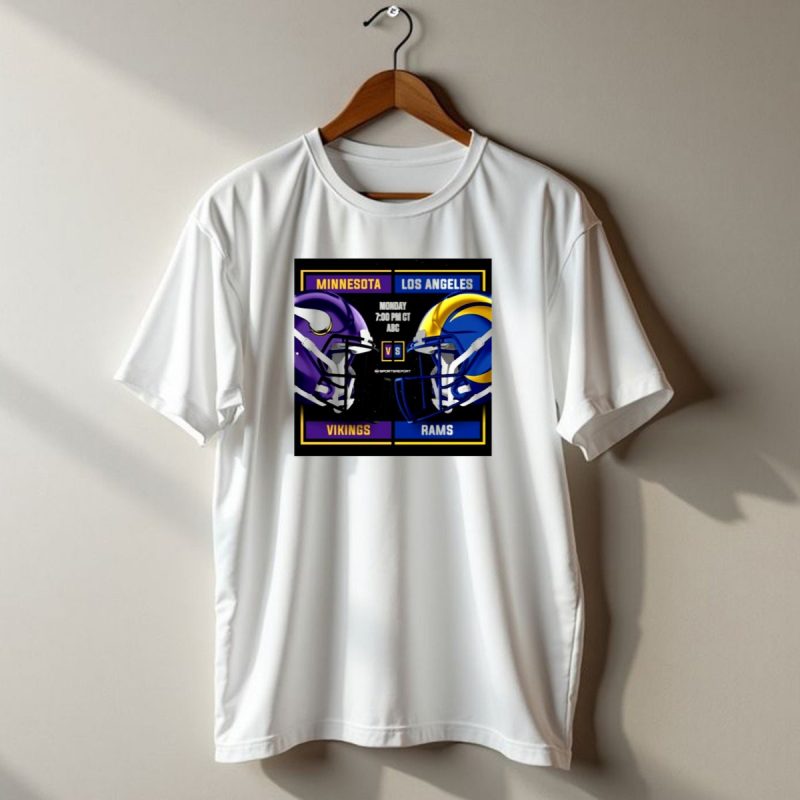 Minnesota-Vikings-Vs-Los-Angeles-Rams-Monday-7-1_T-Shirt-1 Minnesota Vikings Vs Los Angeles Rams Monday 7 1 T Shirt 1