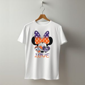 Minnie Mouse Colorado Rockies Denver Broncos Love T-Shirt