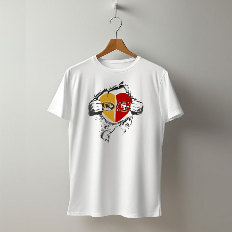 Mizzou Tigers 49Ers Heart T Shirt T Shirt 1