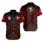 Monochrome Momentum 49ers Striking Contrast Hawaiian Shirt