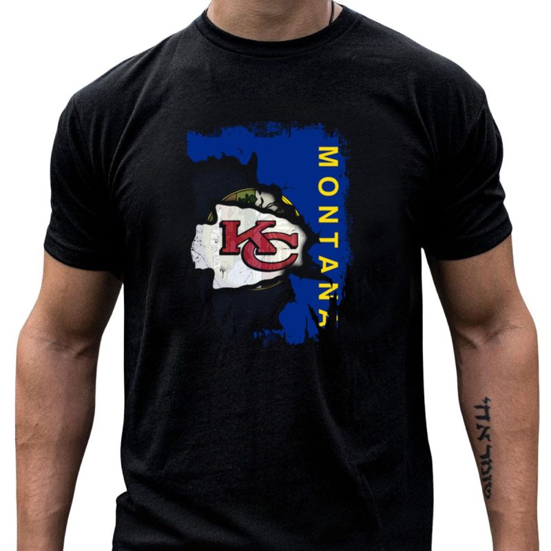 Montana Chiefs Logo Integration T Shirt T Shirt 1 1