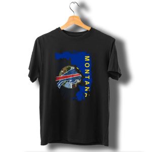 Montana State Buffalo Bills Logo Fusion T-Shirt