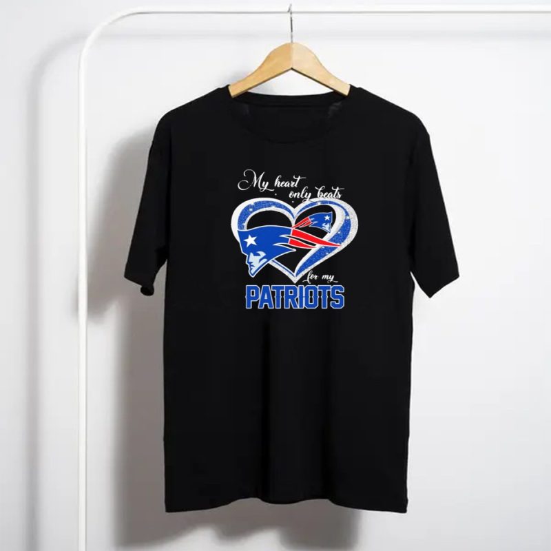 My Heart Only Beats For My New England Patriots Patriots T Shirt T Shirt 1