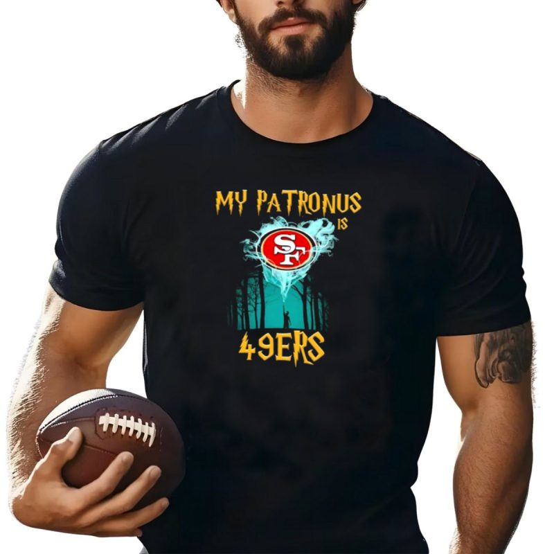 My Patronus Is San Francisco 49Ers Sf Logo With Forest Scene T Shirt T Shirt 1