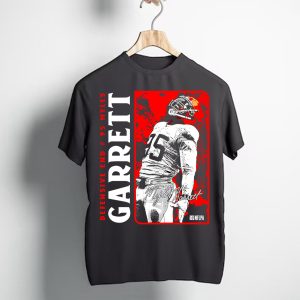 Myles Garrett Defensive End 95 Myles Cleveland Browns signature T-Shirt