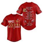 Nfc West Champions San Francisco 49ers Baseball Jersey
