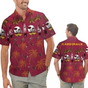 NFL Arizona Cardinals Hawaiian Shirt Aloha Tropical Concept Gift For New Dad
