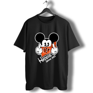 NFL Cincinnati Bengals Haters Gonna Hate Mickey Mouse T-Shirt