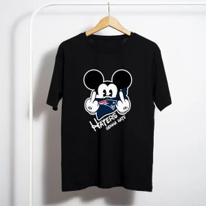 Nfl New England Patriots Haters Gonna Hate Mickey Mouse T-Shirt