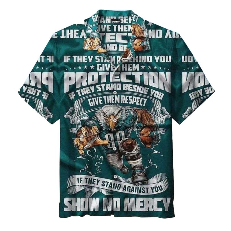 Nfl Philadelphia Eagles Warrior Spirit Tropical Hawaiian Shirt 1