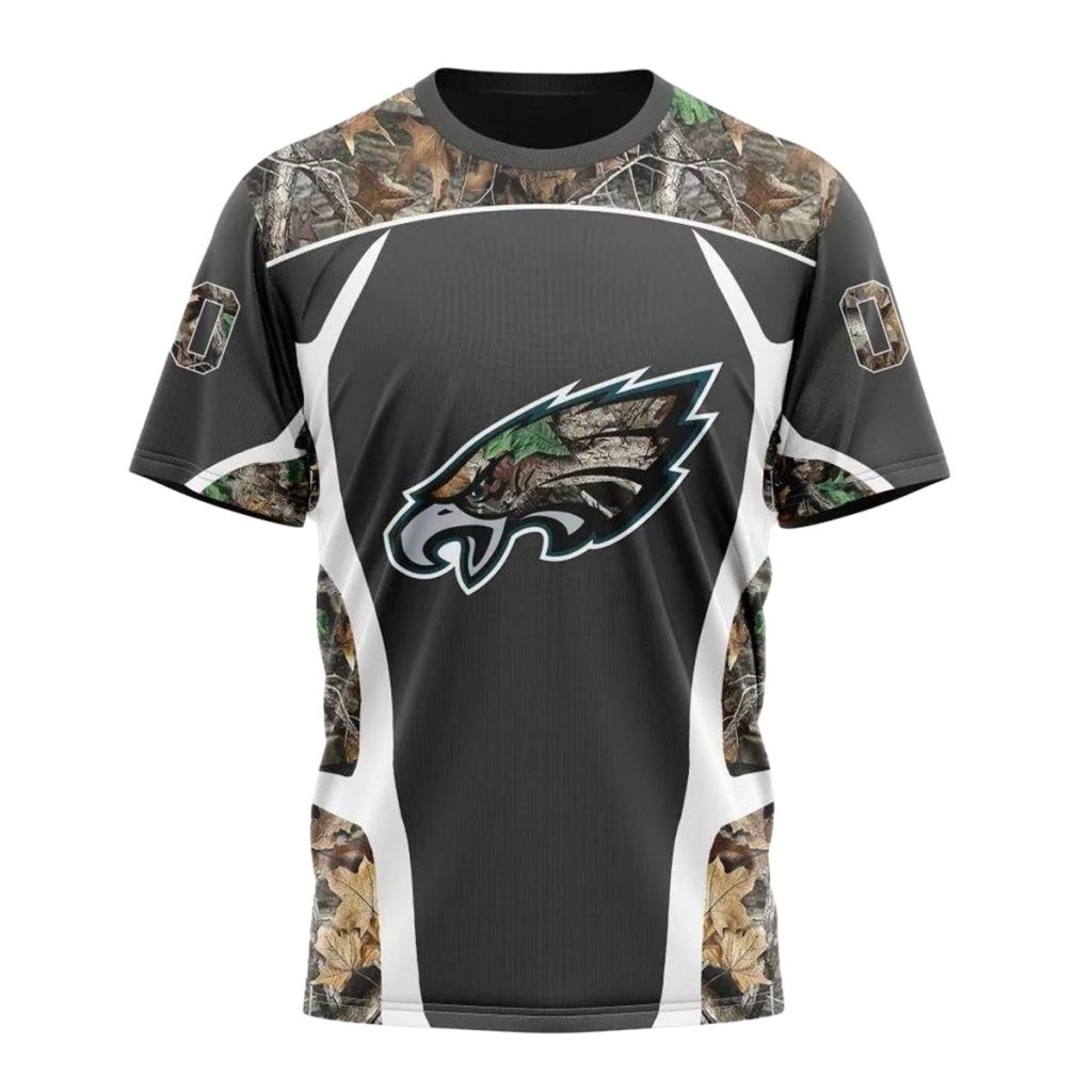 Nfl Philadelphia Eagles 3D T Shirt Camo Hunting Design Stylish Gear For Fans 1 Orzkzq