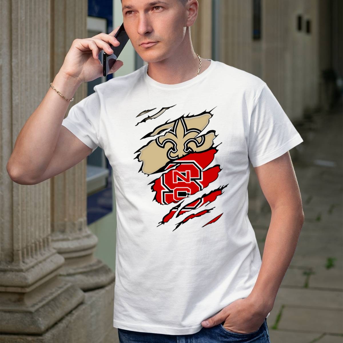 Nc-State-Wolfpack-And-New-Orleans-Saints-Logo-Mashup-T-Shirt-1_t-shirt-1_2
