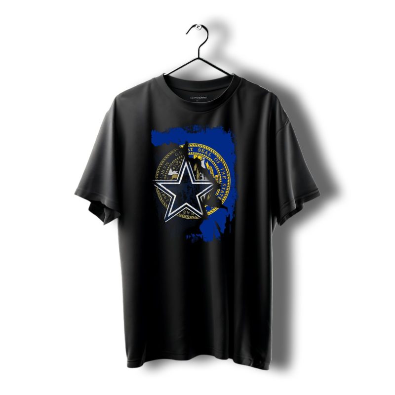 Nebraska State Seal With Dallas Cowboys Star Logo Integration T Shirt 1 T Shirt 1 1
