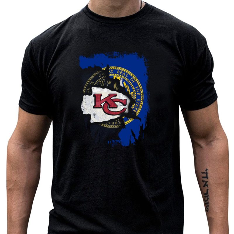 Nebraska State Seal With Kansas City Chiefs T Shirt T Shirt 1 1