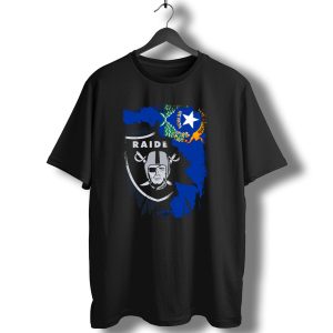 Nevada Raiders United With State Flag Emblem T-Shirt