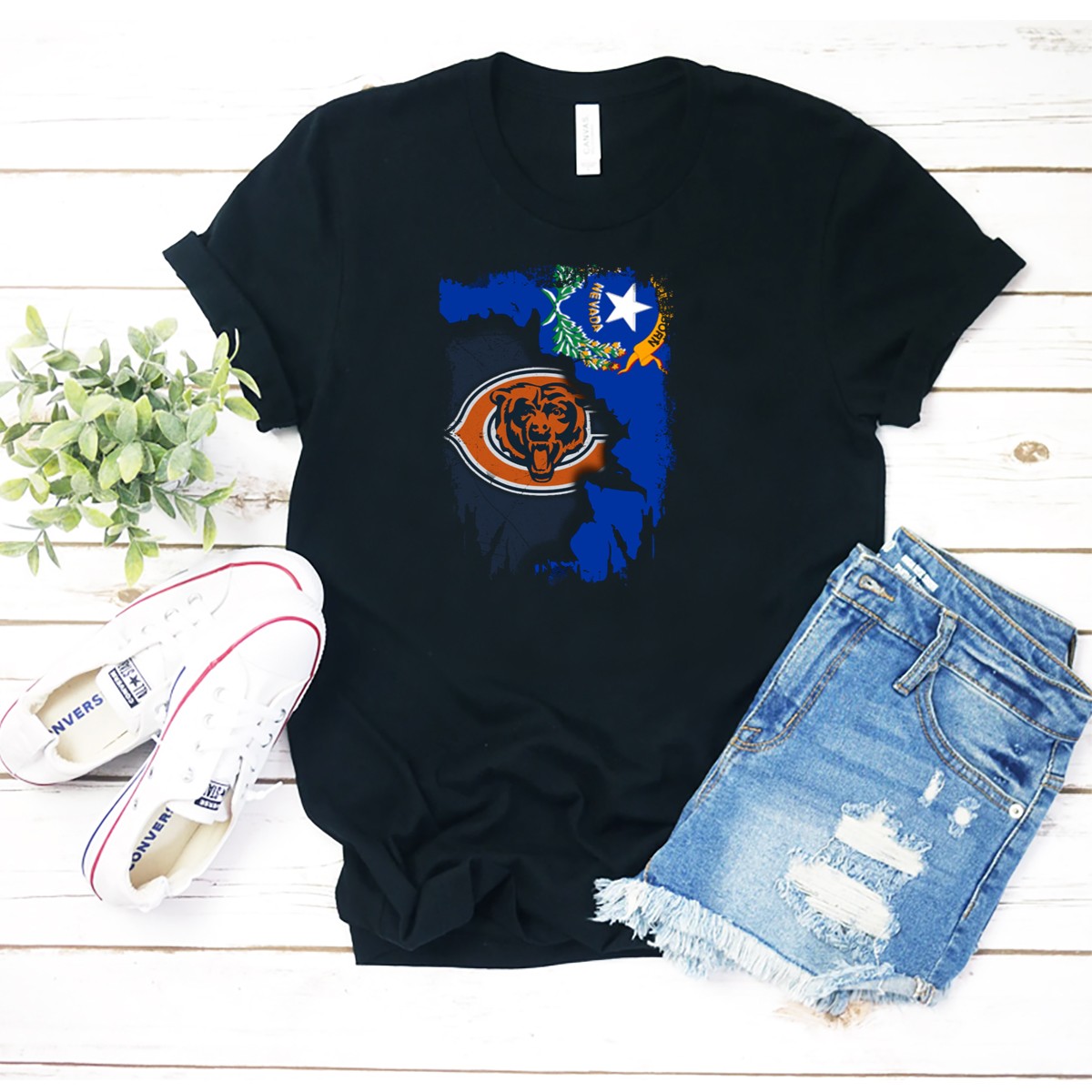 Nevada-State-Flag-With-Chicago-Bears-T-Shirt-1_t-shirt-2_3